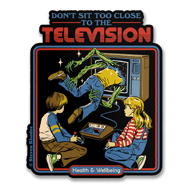 Läs mer om Steven Rhodes - Television Sticker, Accessories