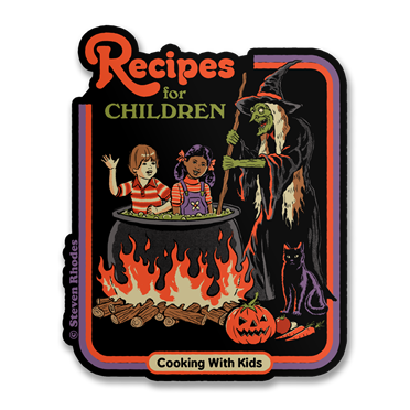 Läs mer om Steven Rhodes - Recipes For Children Sticker, Accessories