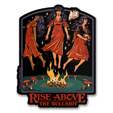 Läs mer om Steven Rhodes - Rise Above The Bullsh*t Sticker, Accessories