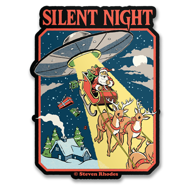 Läs mer om Steven Rhodes - Silent Night Sticker, Accessories