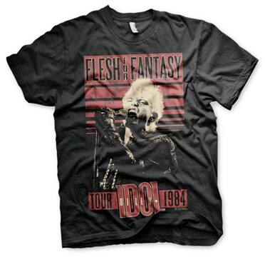 Billy Idol - Flesh For Fantasy Tour 1984 T-Shirt, Basic Tee