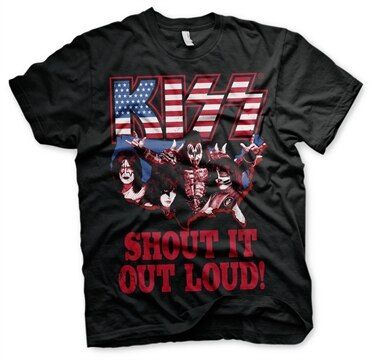 KISS - Shout It Out Loud T-Shirt, Basic Tee