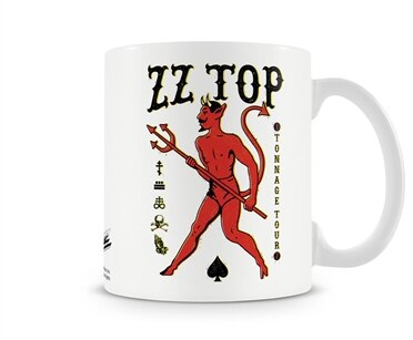 Läs mer om ZZ-Top - Tonnage Tout Baseball Coffee Mug, Accessories