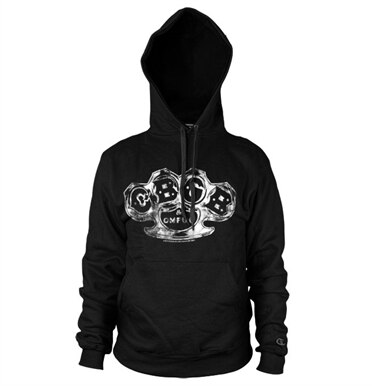 CBGB Knuckle Washed Logo Hoodie, Hooded Pullover