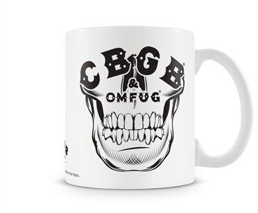 Läs mer om CBGB & OMFUG Skull Coffee Mug, Accessories