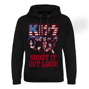 KISS - Shout It Out Loud Epic Hoodie, Epic Hooded Pullover