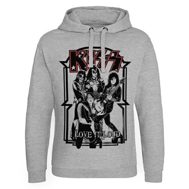 KISS - I Love It Loud Epic Hoodie, Epic Hooded Pullover