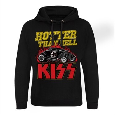 KISS - Hotter Than Hell Epic Hoodie, Epic Hooded Pullover