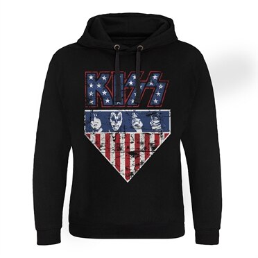 KISS Stars & Stripes Epic Hoodie, Epic Hooded Pullover