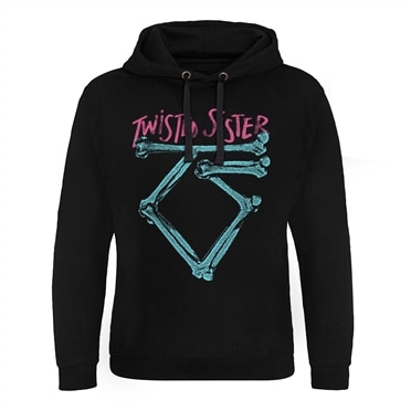 Twisted Sister Washed Logo Epic Hoodie, Epic Hooded Pullover