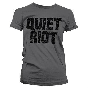 Quiet Riot Logo Girly Tee, Girly Tee