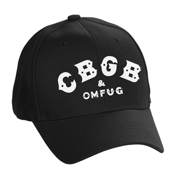 CBGB & OMFUG Logo FlexFit Baseball Cap, FlexFit Baseball Cap