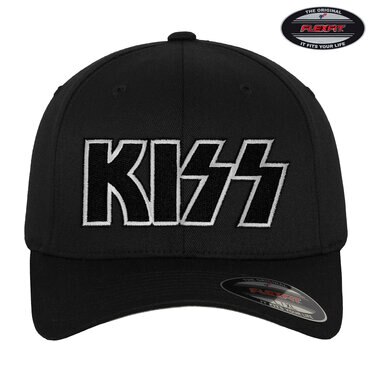 Läs mer om KISS Logo Flexfit Cap, Accessories