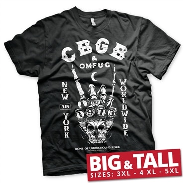 Läs mer om CBGB 315 New York Big & Tall T-Shirt, T-Shirt