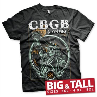 CBGB - Statue of Underground Rock Big & Tall T-Shirt, Big & Tall T-Shirt