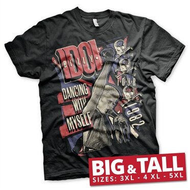 Billy Idol - Dancing With Myself Tour Big & Tall T-Shirt, Big & Tall T-Shirt