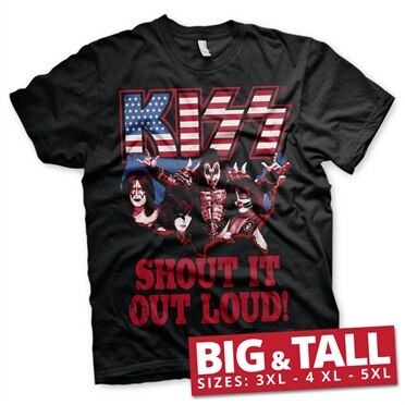 KISS - Shout It Out Loud Big & Tall Tee, Big & Tall T-Shirt