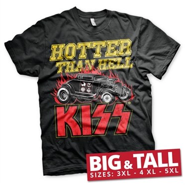 KISS - Hotter Than Hell Big & Tall T-Shirt, Big & Tall T-Shirt