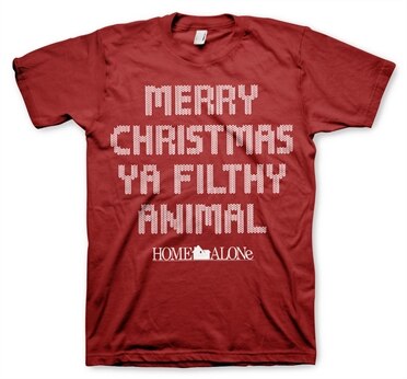 Merry Christmas Ya Filthy Animal T-Shirt, Basic Tee