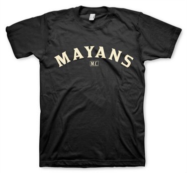 Mayans M.C. Curved Logo T-Shirt, Basic Tee