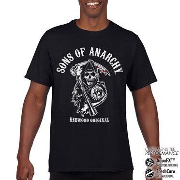 Sons Of Anarchy - Redwood Original Performance Mens Tee, CORE PERFORMANCE MENS TEE