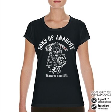Sons Of Anarchy - Redwood Original Performance Girly Tee , CORE PERFORMANCE GIRLY TEE