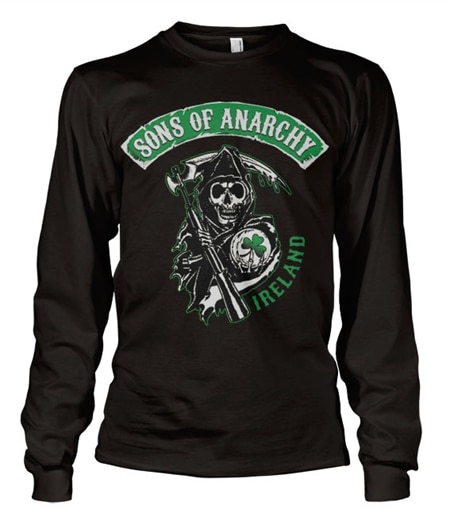 Sons Of Anarchy Ireland Long Sleeve T-Shirt, Long Sleeve T-Shirt