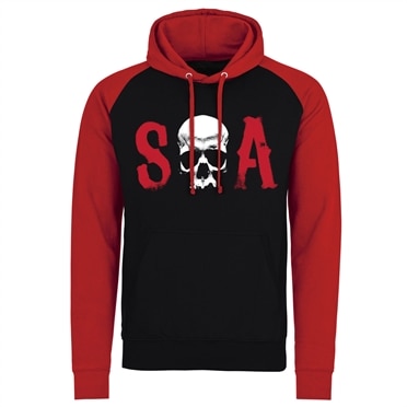 Sons Of Anarchy - S-O-A Baseball Hoodie, Baseball Hooded Pullover