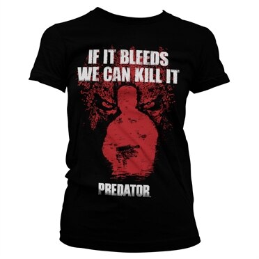 Predator - If It Bleeds Girly Tee, Girly Tee