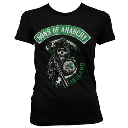 Sons Of Anarchy Ireland Girly T-Shirt, Girly T-Shirt