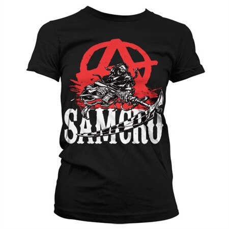 SOA Anarchy Reaper Girly T-Shirt, Girly T-Shirt