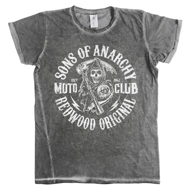 Sons Of Anarchy - Moto Club Urban T-Shirt, Washed Urban T-Shirt