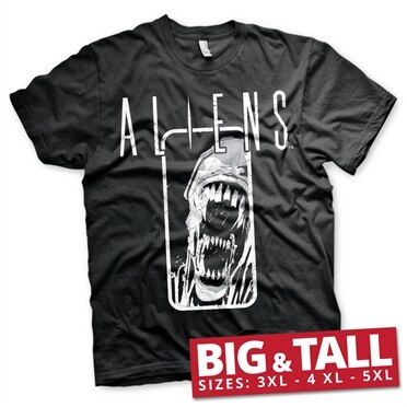 Aliens Distressed Big & Tall T-Shirt, Big & Tall T-Shirt