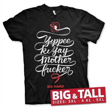 Die Hard - Yippee Ki Yay Motherfucker Big & Tall T-Shirt, Big & Tall T-Shirt