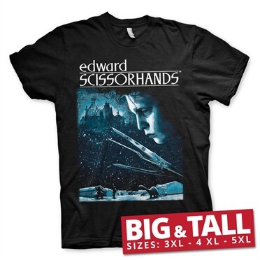 Edward Scissorhands Poster Big & Tall T-Shirt, Big & Tall T-Shirt