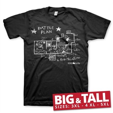 Home Alone - Battle Plan Big & Tall T-Shirt, Big & Tall T-Shirt