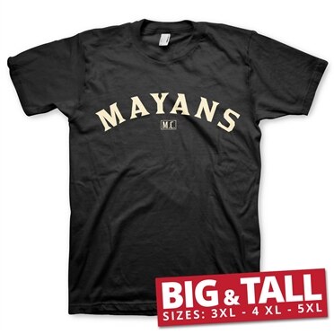 Mayans M.C. Curved Logo Big & Tall T-Shirt, Big & Tall T-Shirt