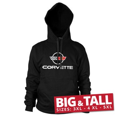 Läs mer om Corvette C4 Logo Big & Tall Hoodie, Hoodie