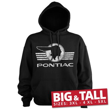 Läs mer om Pontiac Retro Logo Big & Tall Hoodie, Hoodie