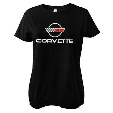 Läs mer om Corvette C4 Logo Girly Tee, T-Shirt