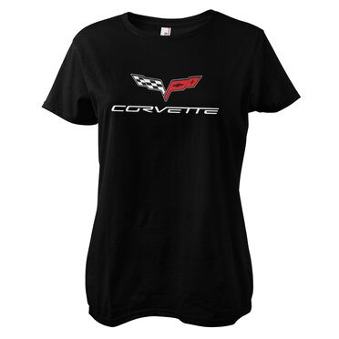Läs mer om Corvette C6 Logo Girly Tee, T-Shirt