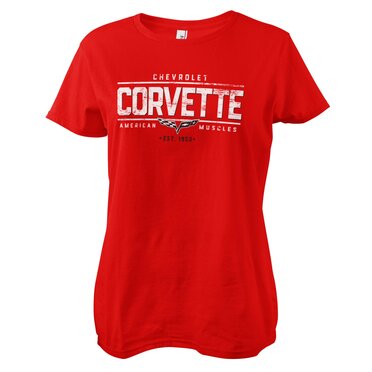 Läs mer om Corvette - American Muscles Girly Tee, T-Shirt