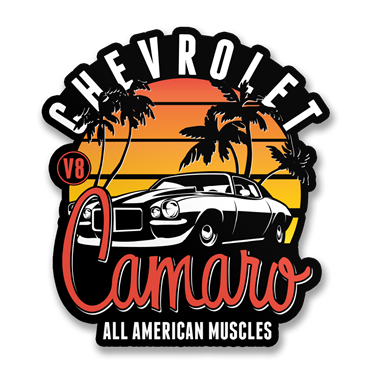 Läs mer om Chevrolet Camaro Sunset Sticker, Accessories