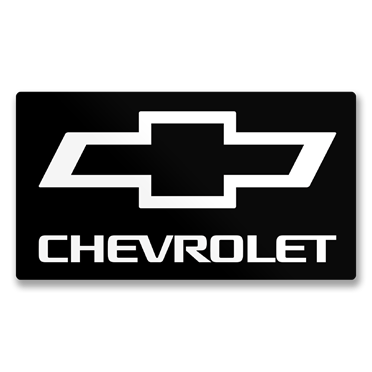Läs mer om Chevrolet 1-color Logo Sticker, Accessories