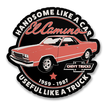 Läs mer om Chevy El Camino Sticker, Accessories