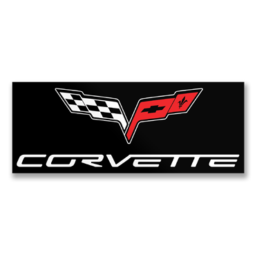 Läs mer om Chevrolet Corvette C6 Logo Sticker, Accessories