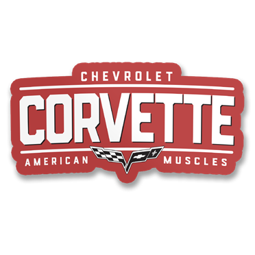 Läs mer om Corvette - American Muscles Sticker, Accessories