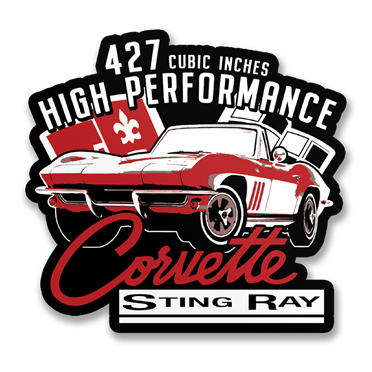 Läs mer om Corvette High Performance Sticker, Accessories