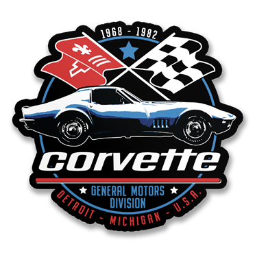 Läs mer om Corvette C3 GM Division Sticker, Accessories
