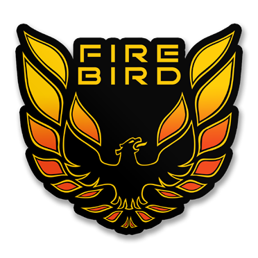 Läs mer om Pontiac Firebird Logo Sticker, Accessories